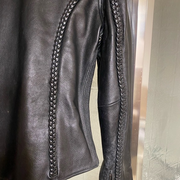 Women’s First Leather motorcycle jacket size L - Picture 4 of 5